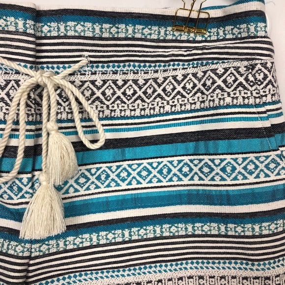 LOFT The Riviera short aqua/white pockets 4 - Picture 2 of 6